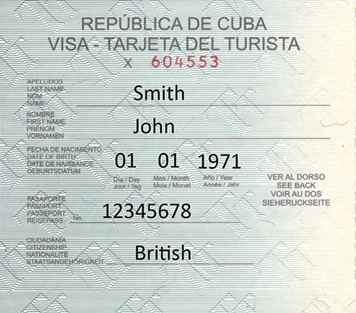 voyage cuba passeport valide